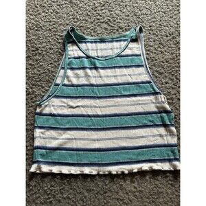 Women's AMERICAN EAGLE Soft & Sexy Rib Crop Tank Top ~ S